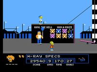 une photo d'Ã©cran de The Simpsons - Bart Vs The Space Mutants sur Nintendo Nes